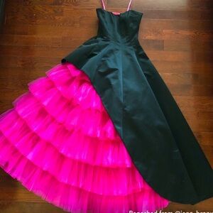 Betsey Johnson Couture Gown A line Dress